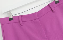 Magda Butrym Loose Tailored Trousers Violet Pink