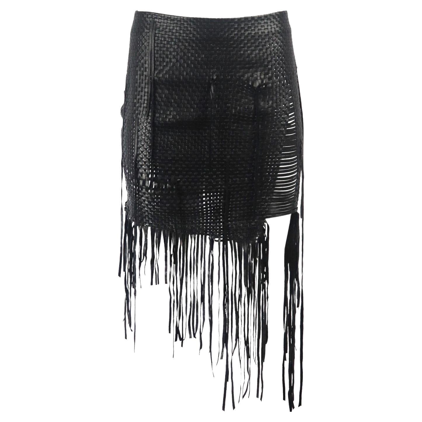 Fringe Skirts - 67 For Sale on 1stDibs | fringed skirt, black 