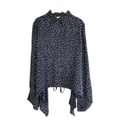 Magda Butrym Orleans Polka Dot Silk Blouse