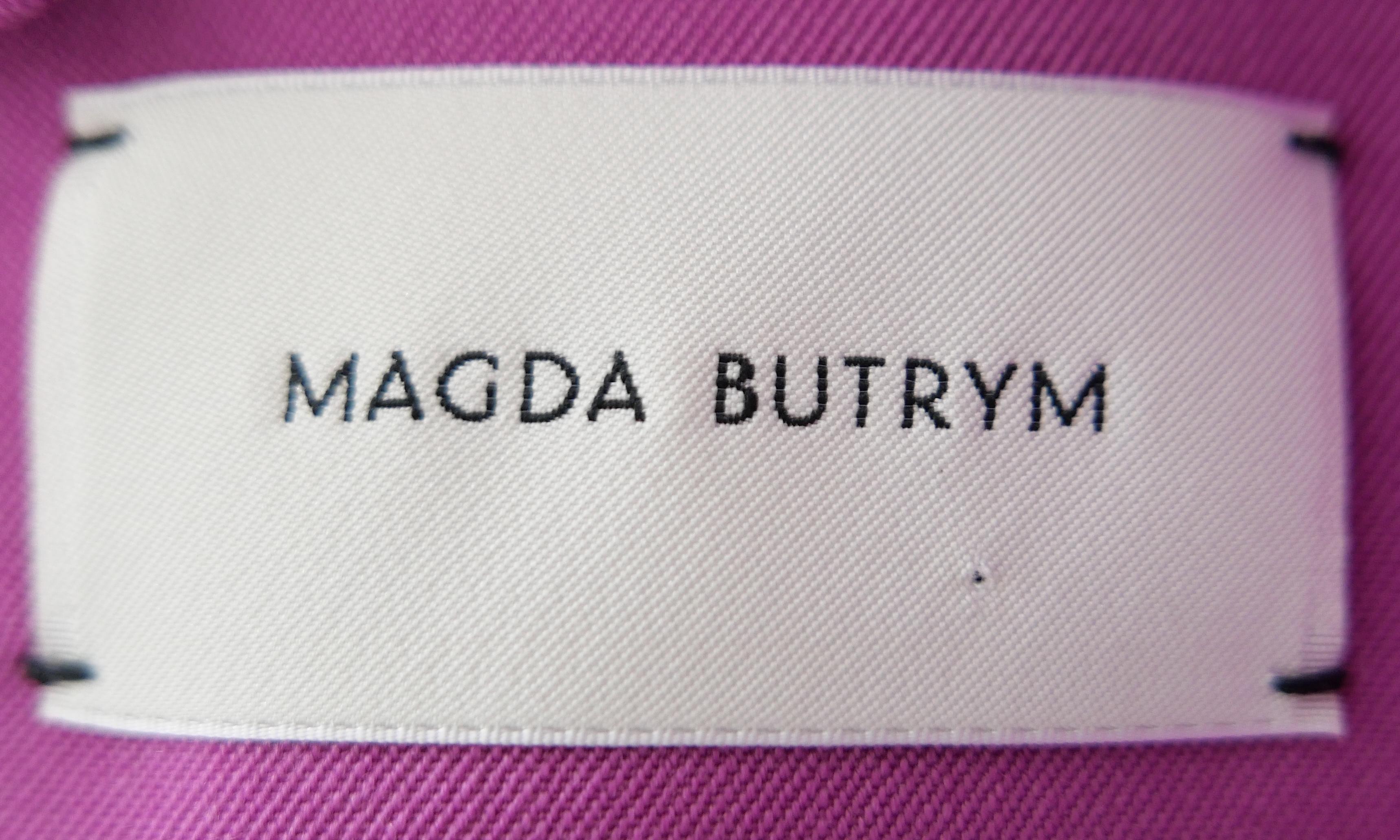 Magda Butrym Oversized Wool Blazer Violet Pink For Sale 3