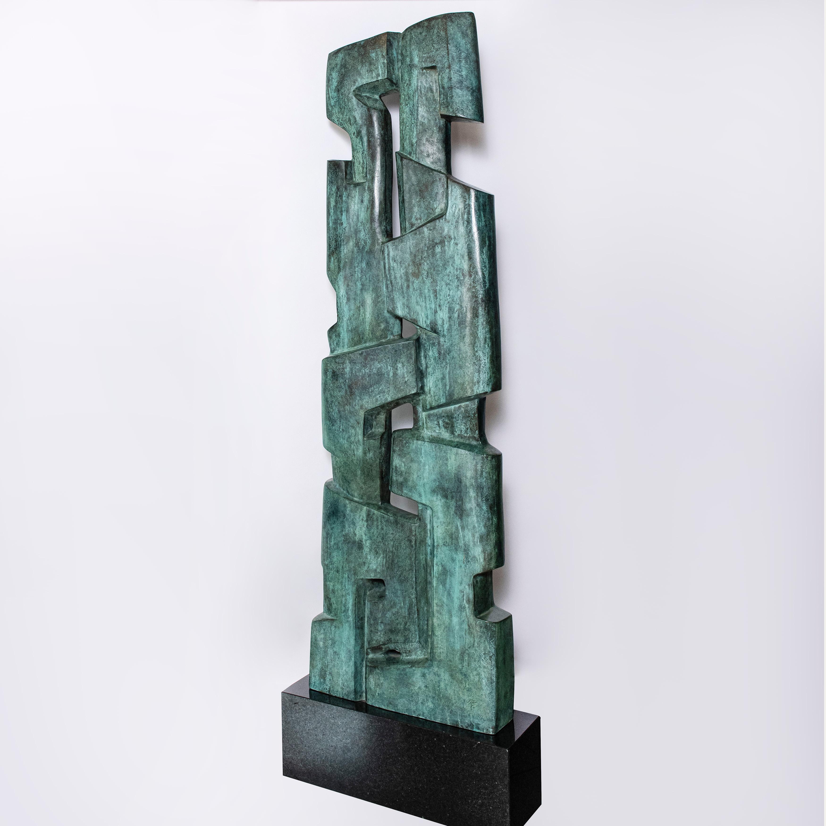 Magda Frank (1914-2010) cast bronze sculpture, 