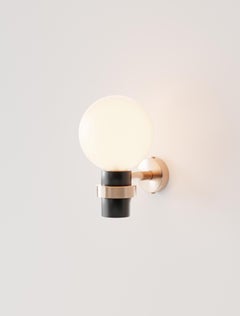Magda II Wall Lamp in Brass, Aluminum & Blown Glass by Studio Marine Breynaert