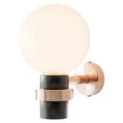 Magda II Wall Lamp in Brass, Aluminum & Blown Glass by Studio Marine Breynaert