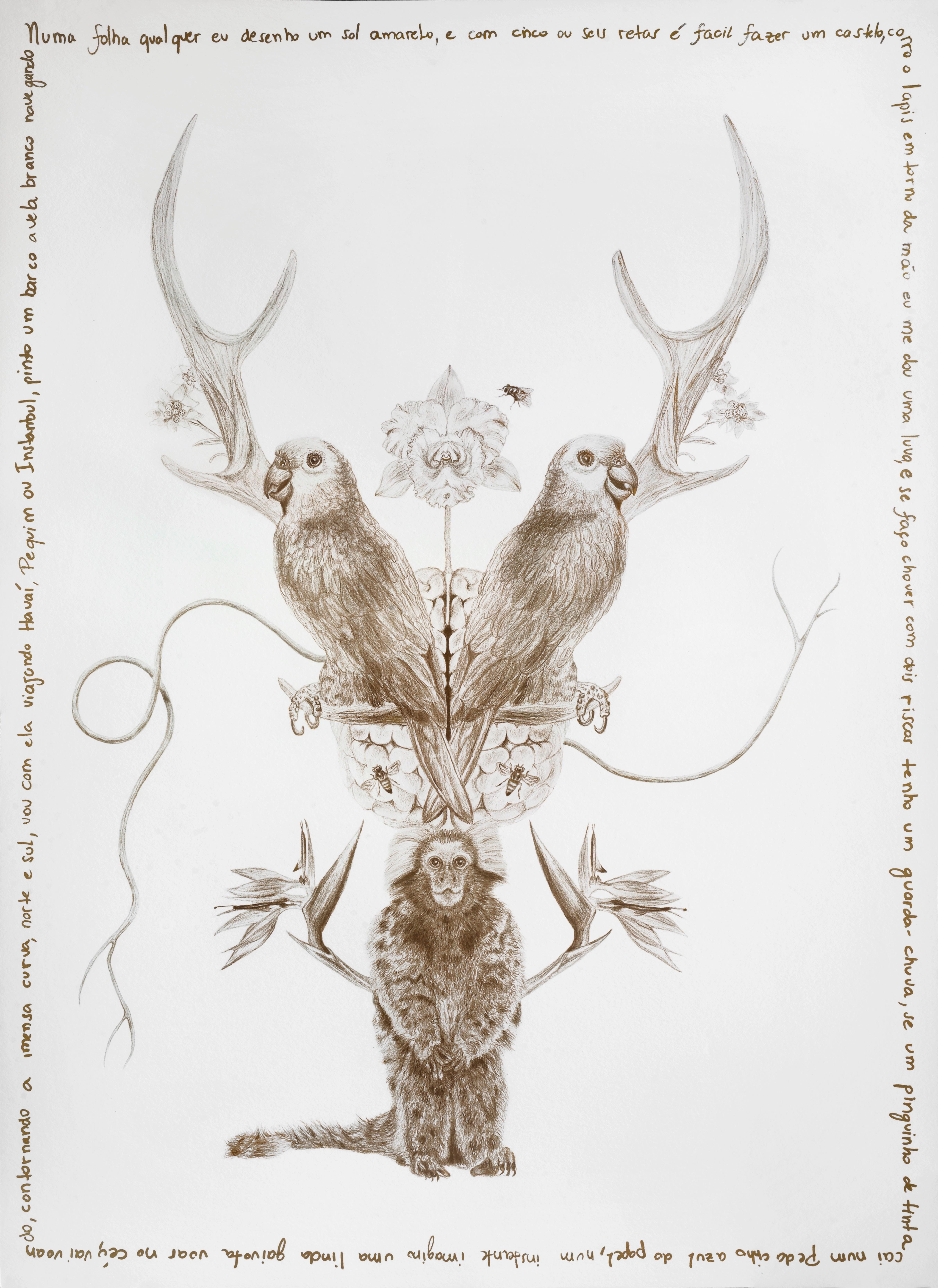 L'arbre de famille.  Des photographies figuratives sur supports mélangés ont été réalisées par l'artiste  - Naturalisme Mixed Media Art par Magda Von Hanau