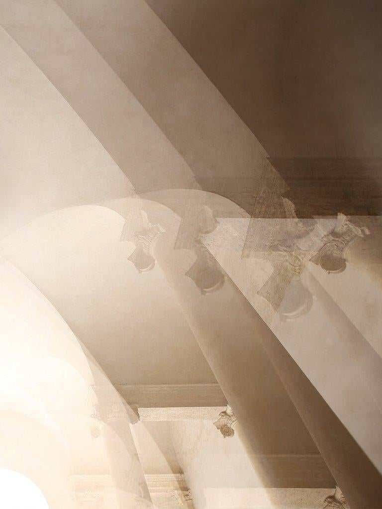 Museo Palladiano - Vicenza. Abstract architectural limited edition color photo - Contemporary Photograph by Magda Von Hanau