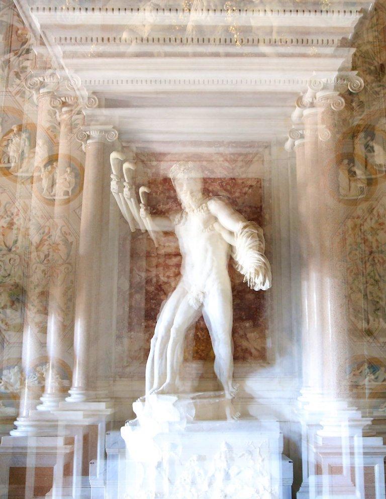 Villa Borghese - Rome. Photographie en couleur abstraite à tirage limité en vente 1