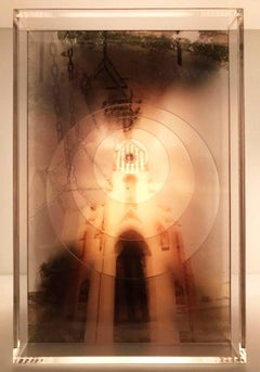 O Parque, The Park. Sculpture Lightbox Made of Multiple Exposure Photograph