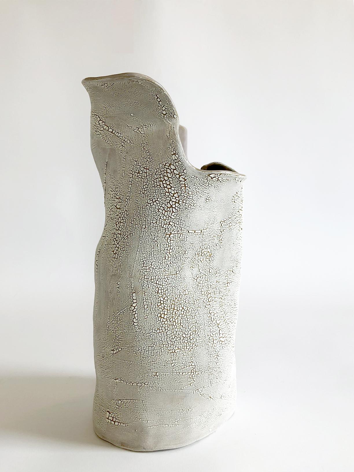 Visceral V. Glaze ceramic sculpture - Contemporary Sculpture by Magda Von Hanau