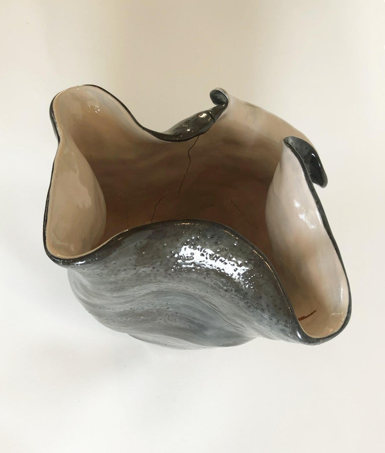 Visceral VII, Glaze ceramic sculpture For Sale 1