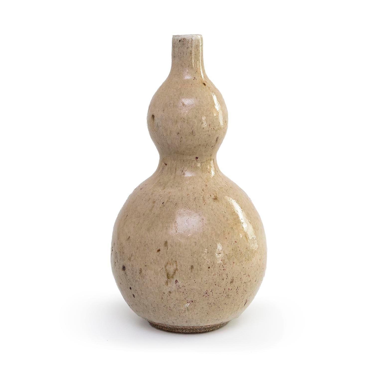 Cream Calabash by Michael Frimkess (INV# NP3996) - Sculpture by Magdalena & Michael Frimkess