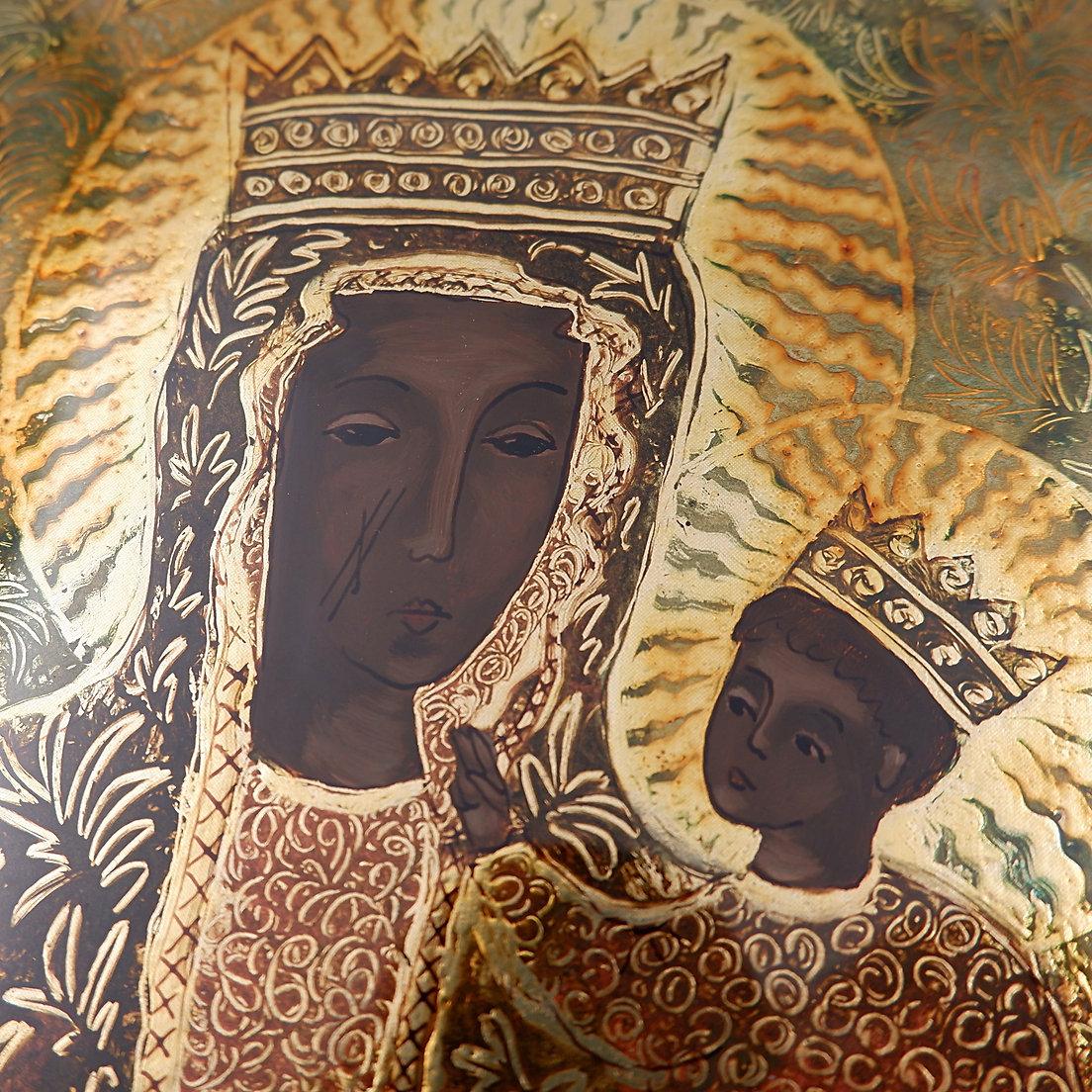 Polacco Magdalena Hniedziewicz - Madonna nera di Czestochowa in vendita