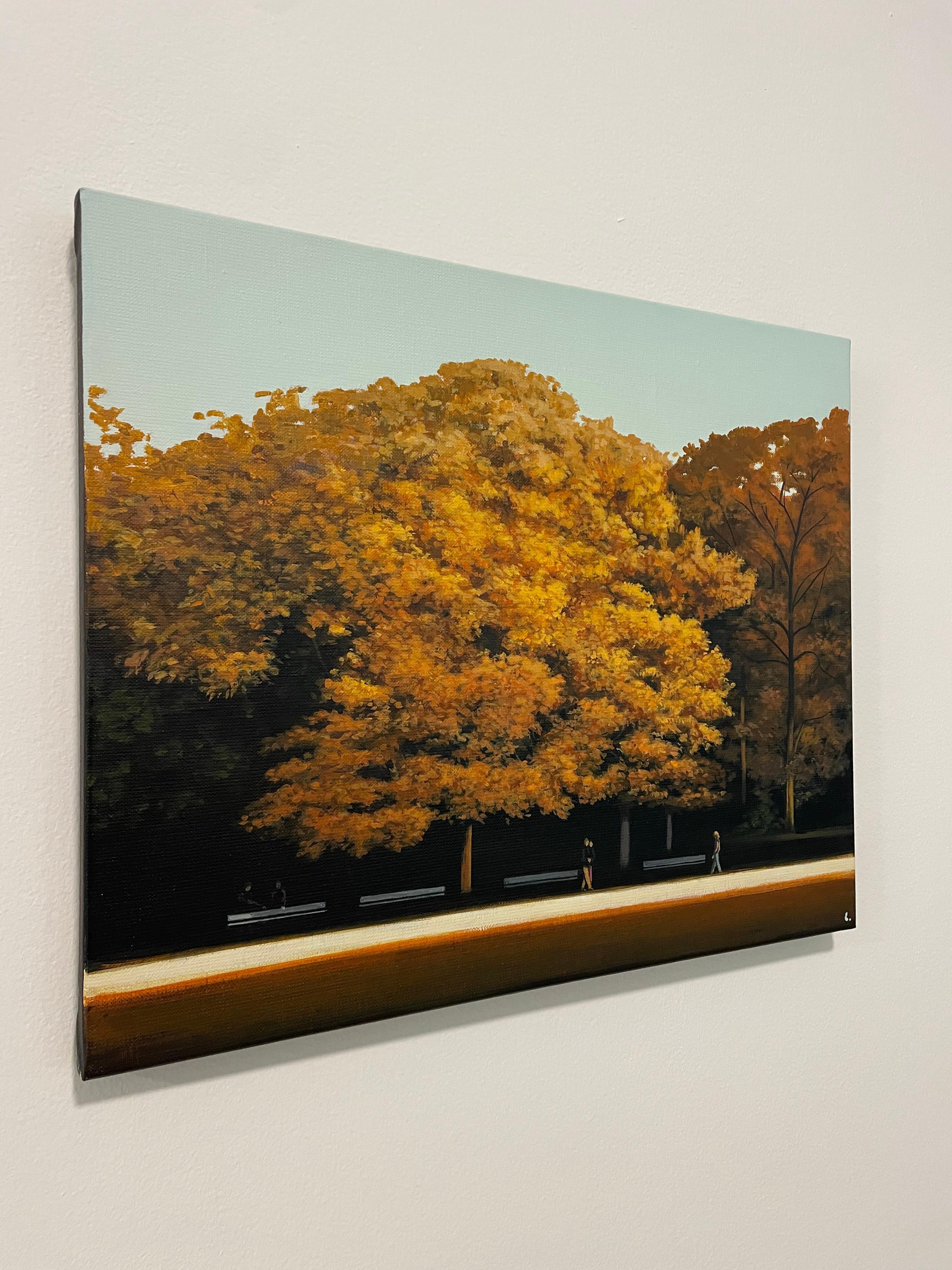 Paisaje de otoño - pintura de paisaje - Painting de Magdalena Laskowska