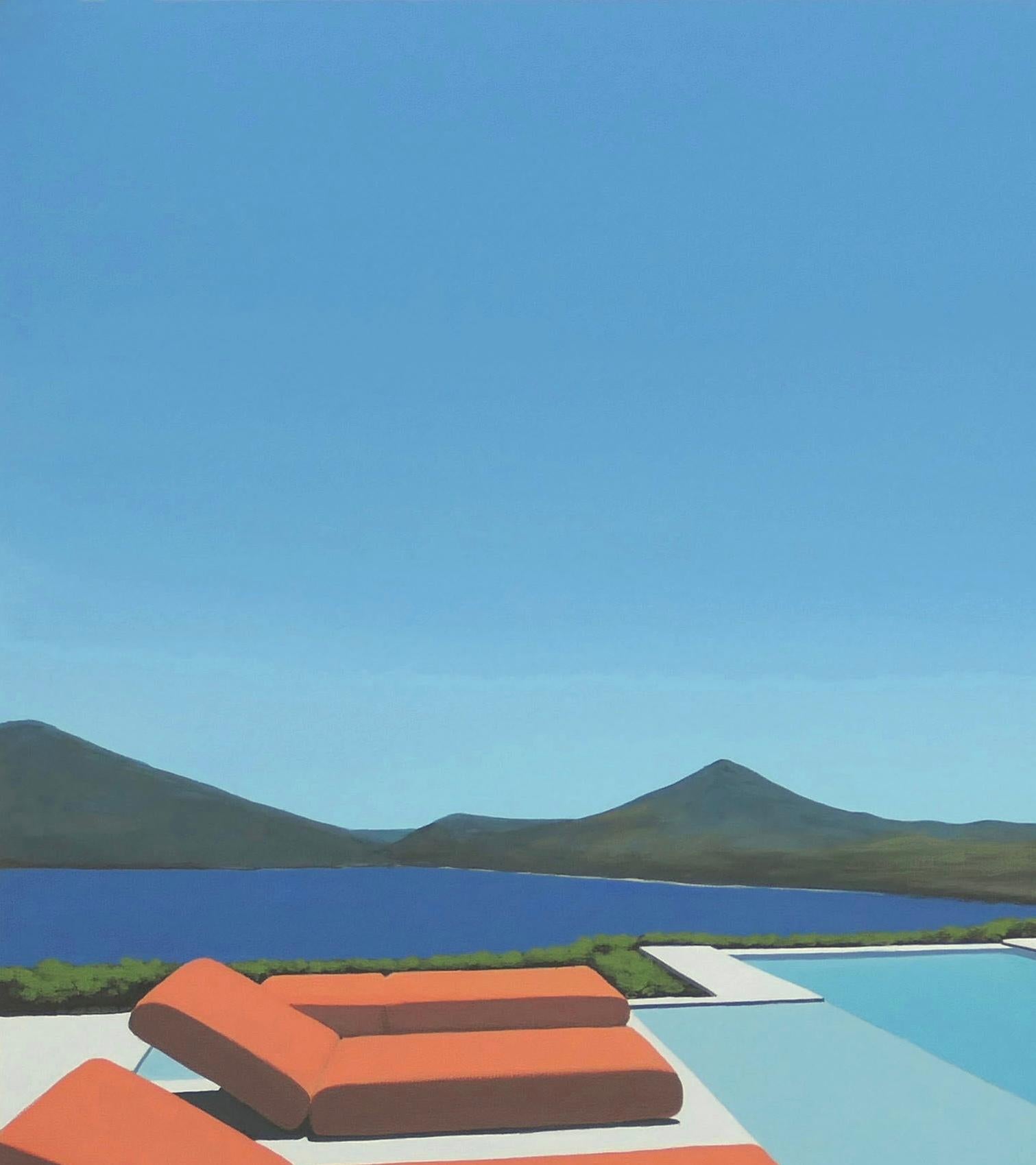 Geometría I - pintura de paisaje - Painting de Magdalena Laskowska