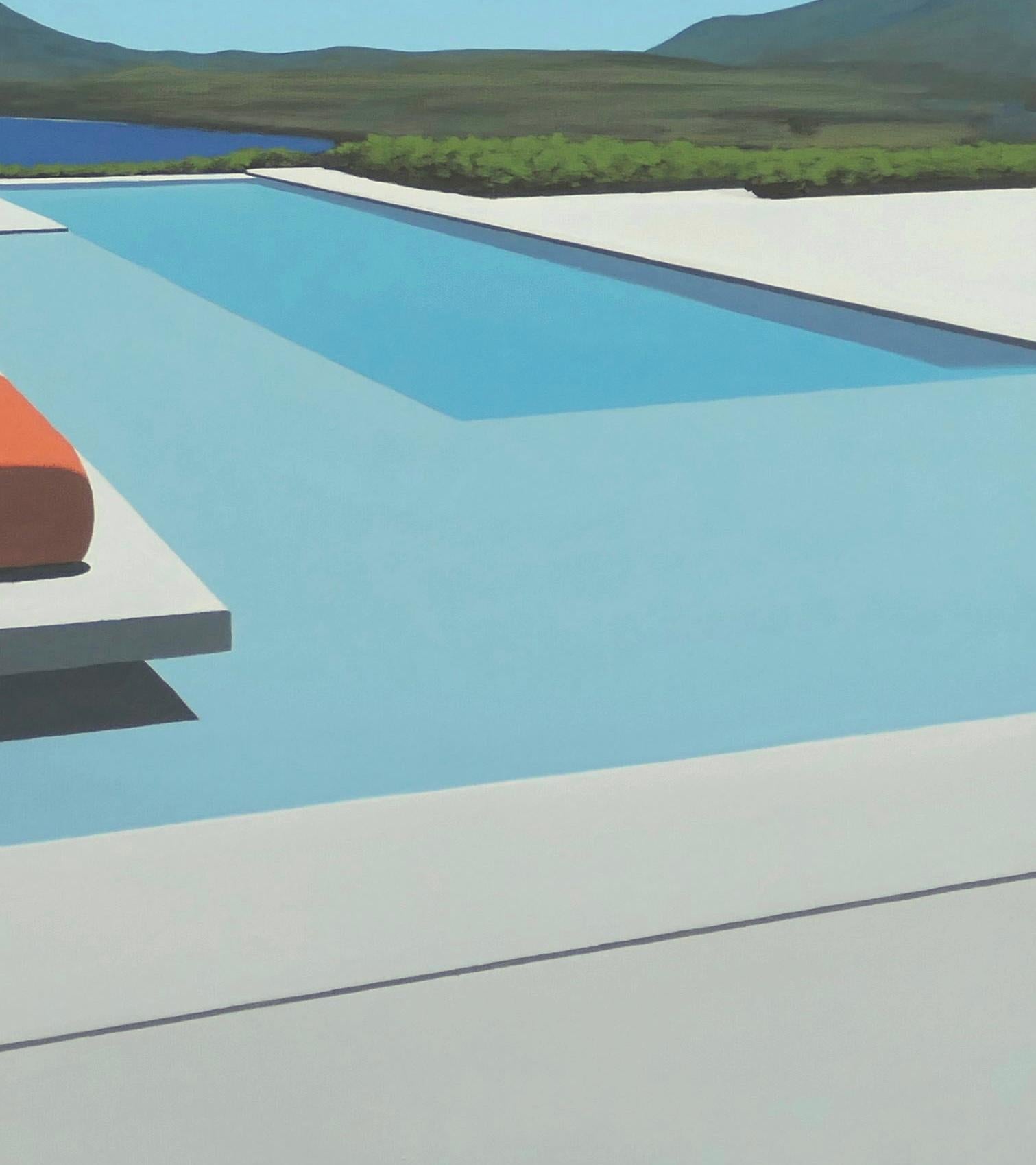 Este precioso cuadro acrílico sobre lienzo de la Galería Contempop, obra de Magdalena, forma parte de sus cuadros de la serie Piscina.
Mide 92X73 cm, firmada por el artista

Magdalena Laskowska, nacida en Varsovia, 1985. Estudió pintura en la