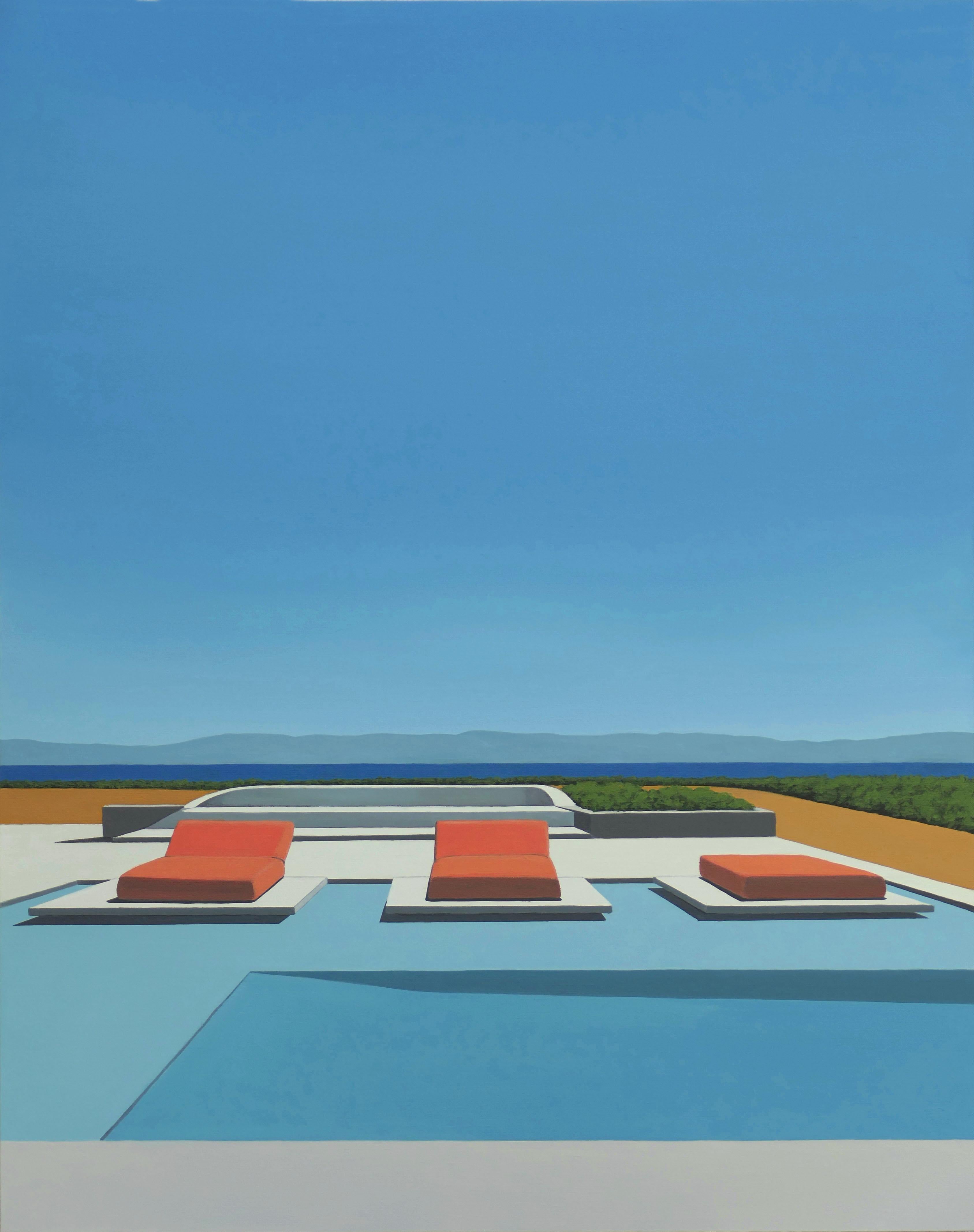 Geometrie III – Landschaftsmalerei (Zeitgenössisch), Painting, von Magdalena Laskowska