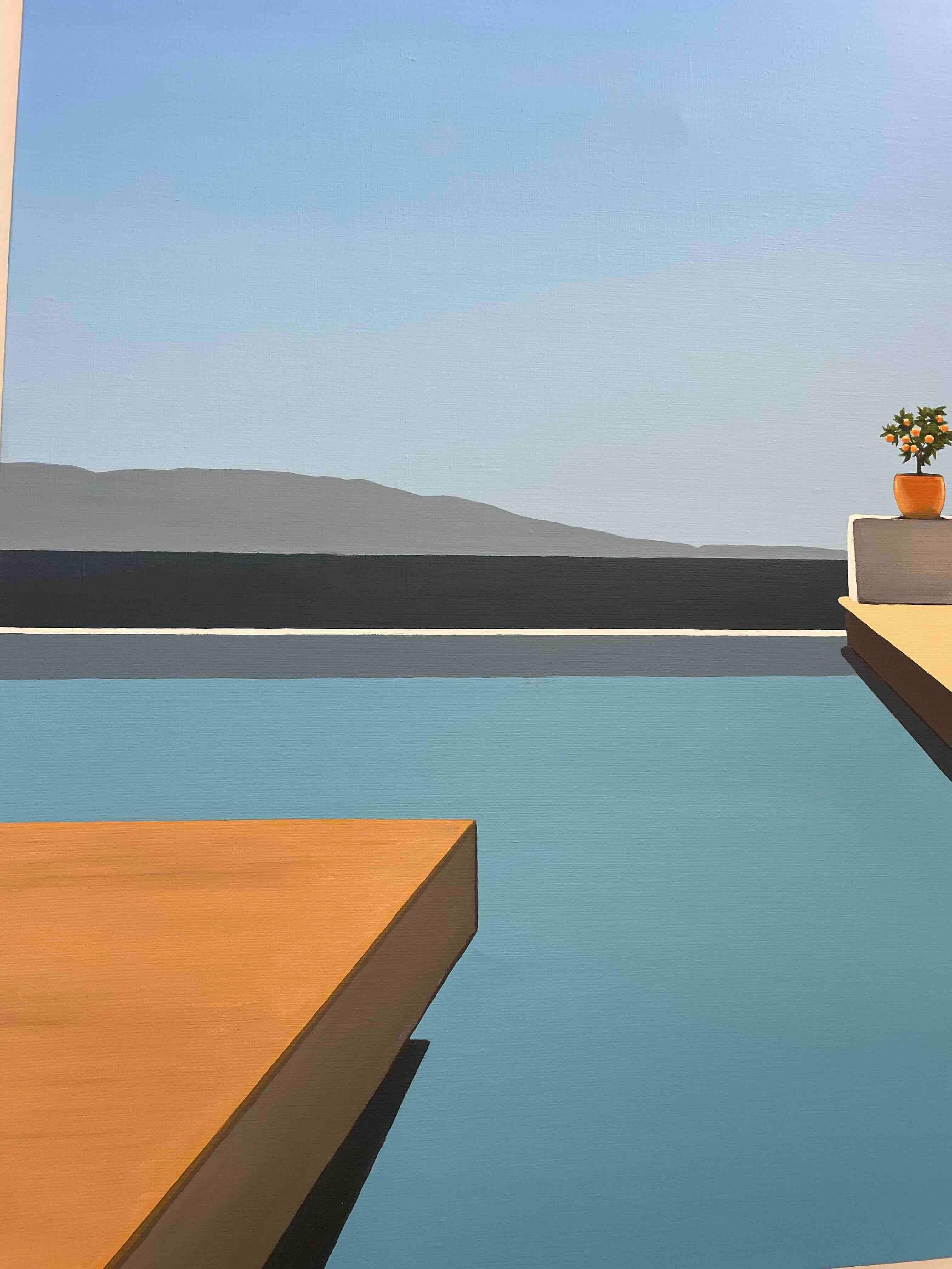 Verano - pintura de paisaje - Painting Contemporáneo de Magdalena Laskowska