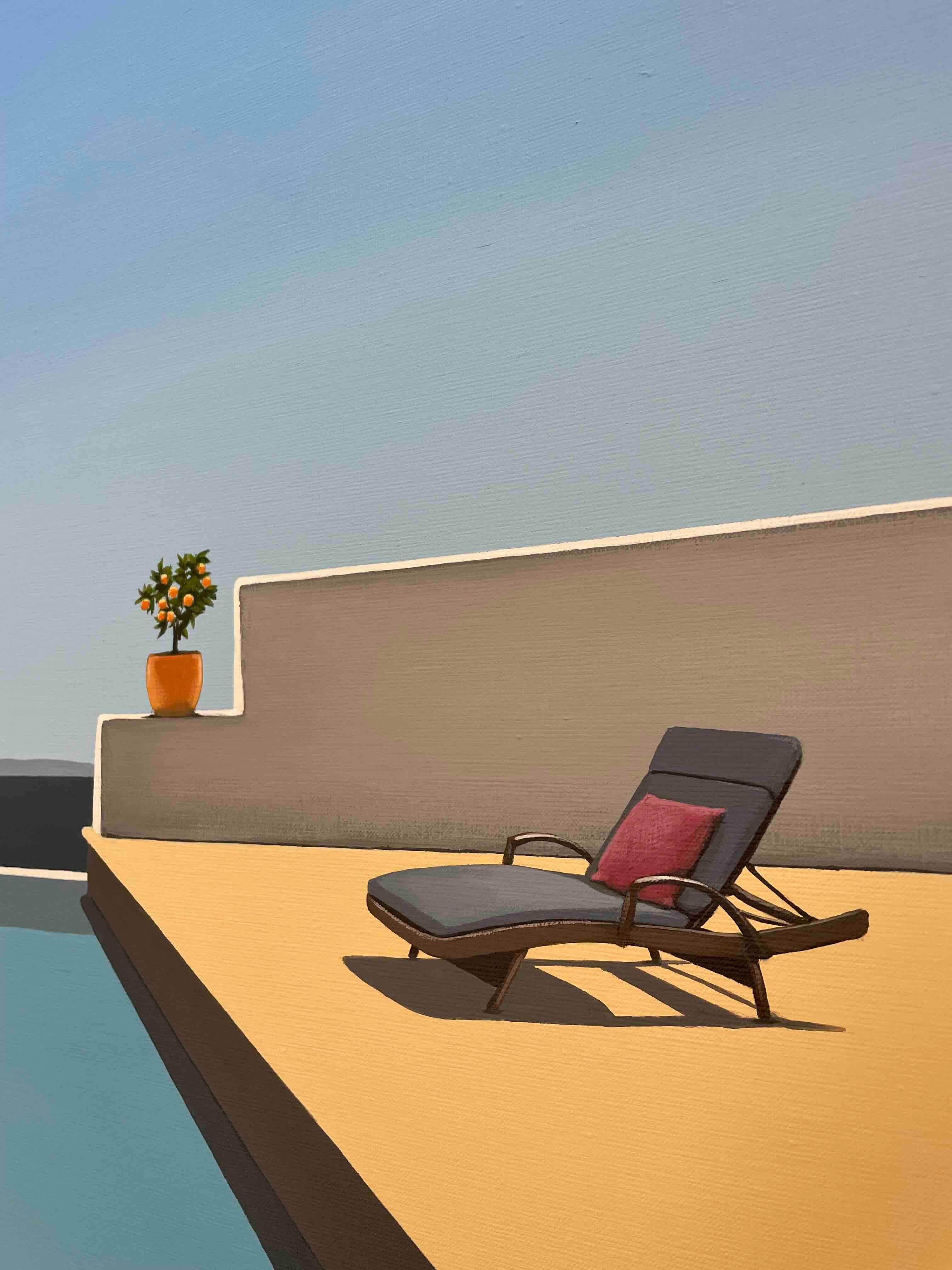 Este precioso cuadro acrílico sobre lienzo de la Galería Contempop, obra de Magdalena, forma parte de sus cuadros de la serie Piscina.
Mide 80X80 cm, está firmada por el artista y se entrega con un certificado de autenticidad de nuestra