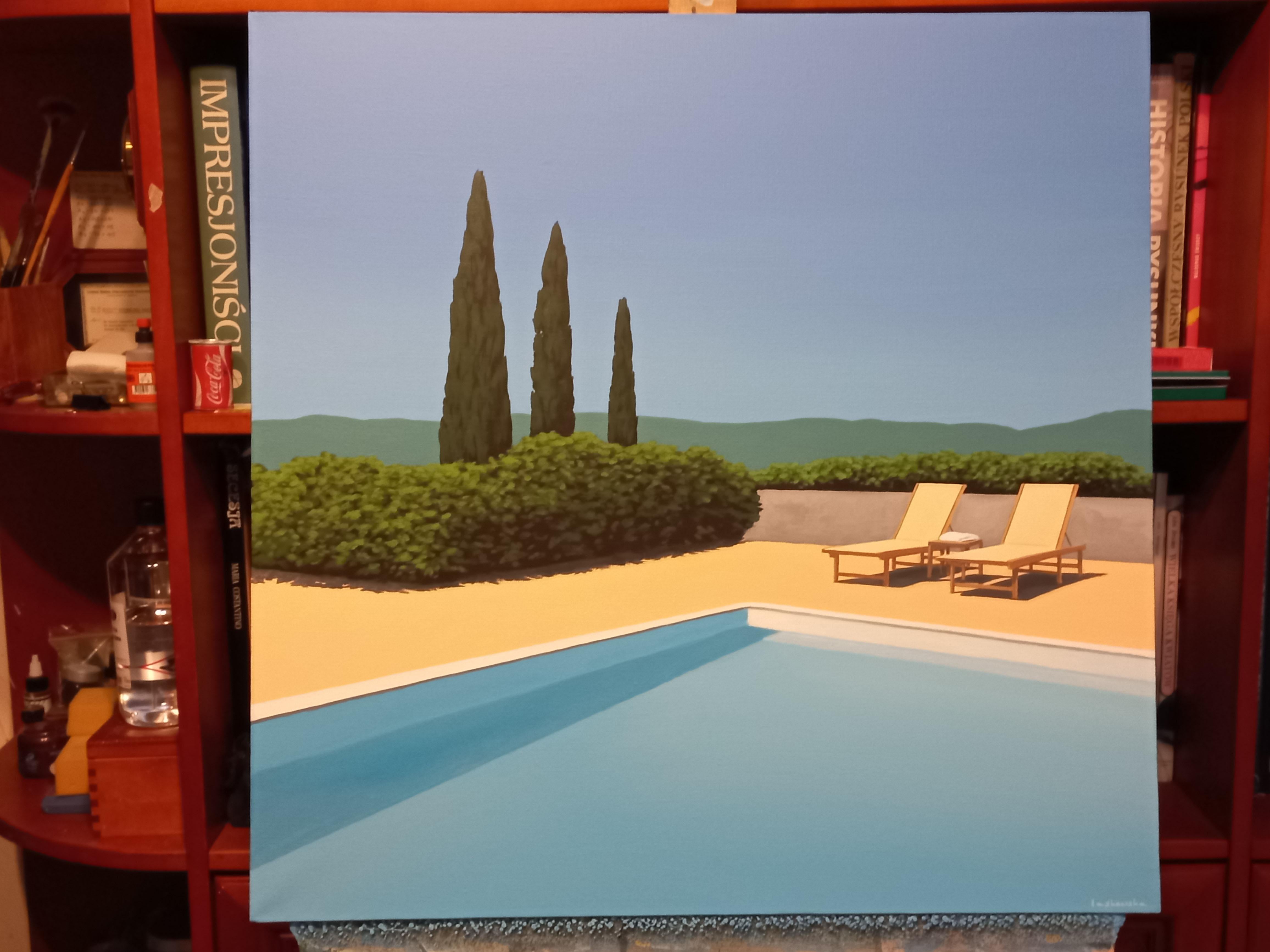 Take your time I - landscape painting - Contemporary Painting by Magdalena Laskowska
