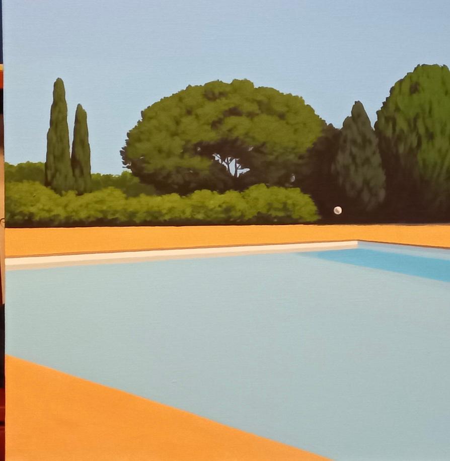 This beautiful acrylic on canvas painting from Contempop Gallery by Magdalena is part of her pool series paintings.
It is 60X60 cm, signed by the artist and comes with a certificate of authenticity from our gallery.

Magdalena Laskowska, born in