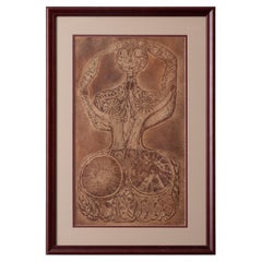 Magdalena Lugano - Madre marciana Aguafuerte, c.1980