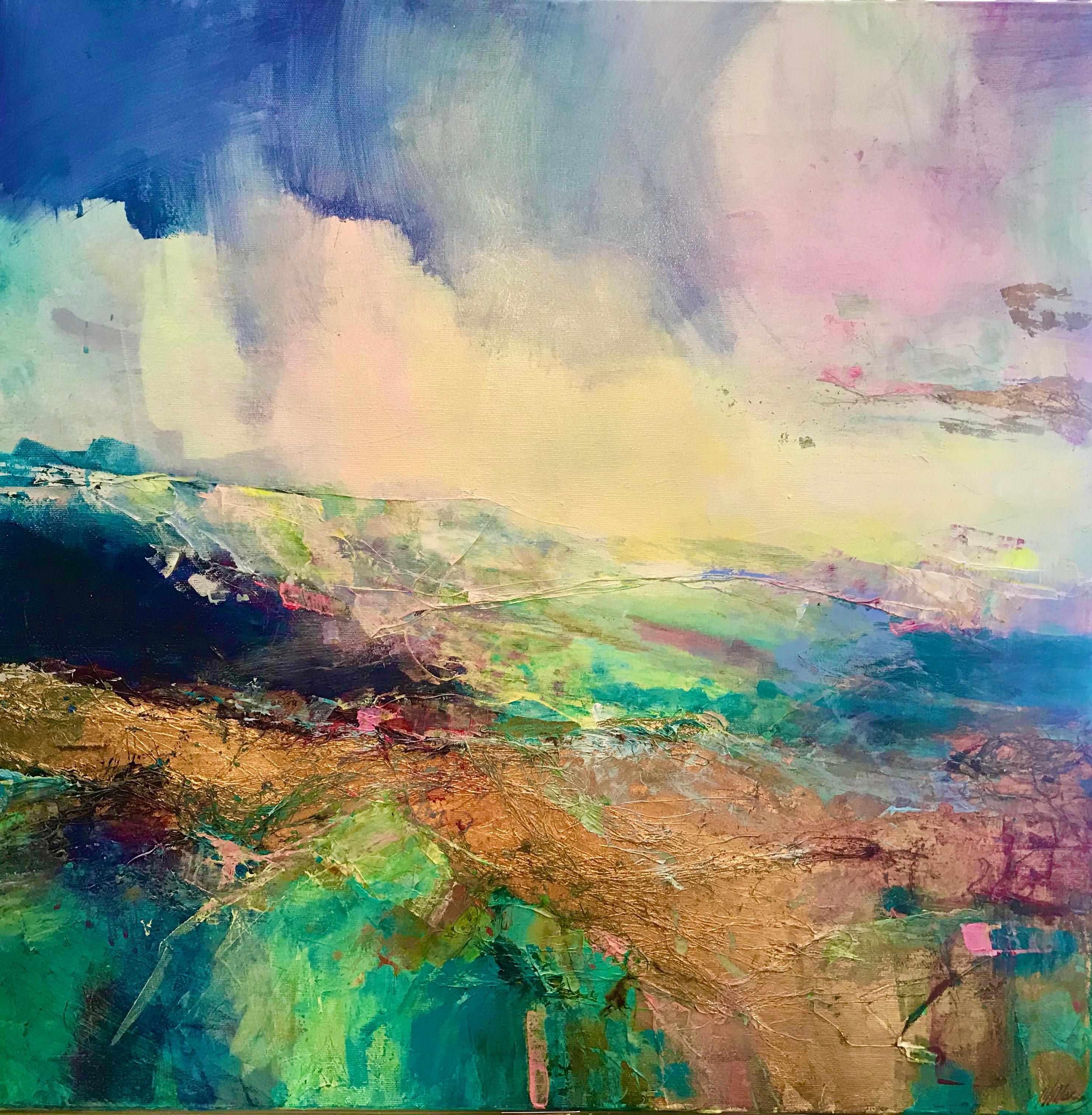 Dairo Vargas Lakes Light original landscape painting For Sale at 1stDibs