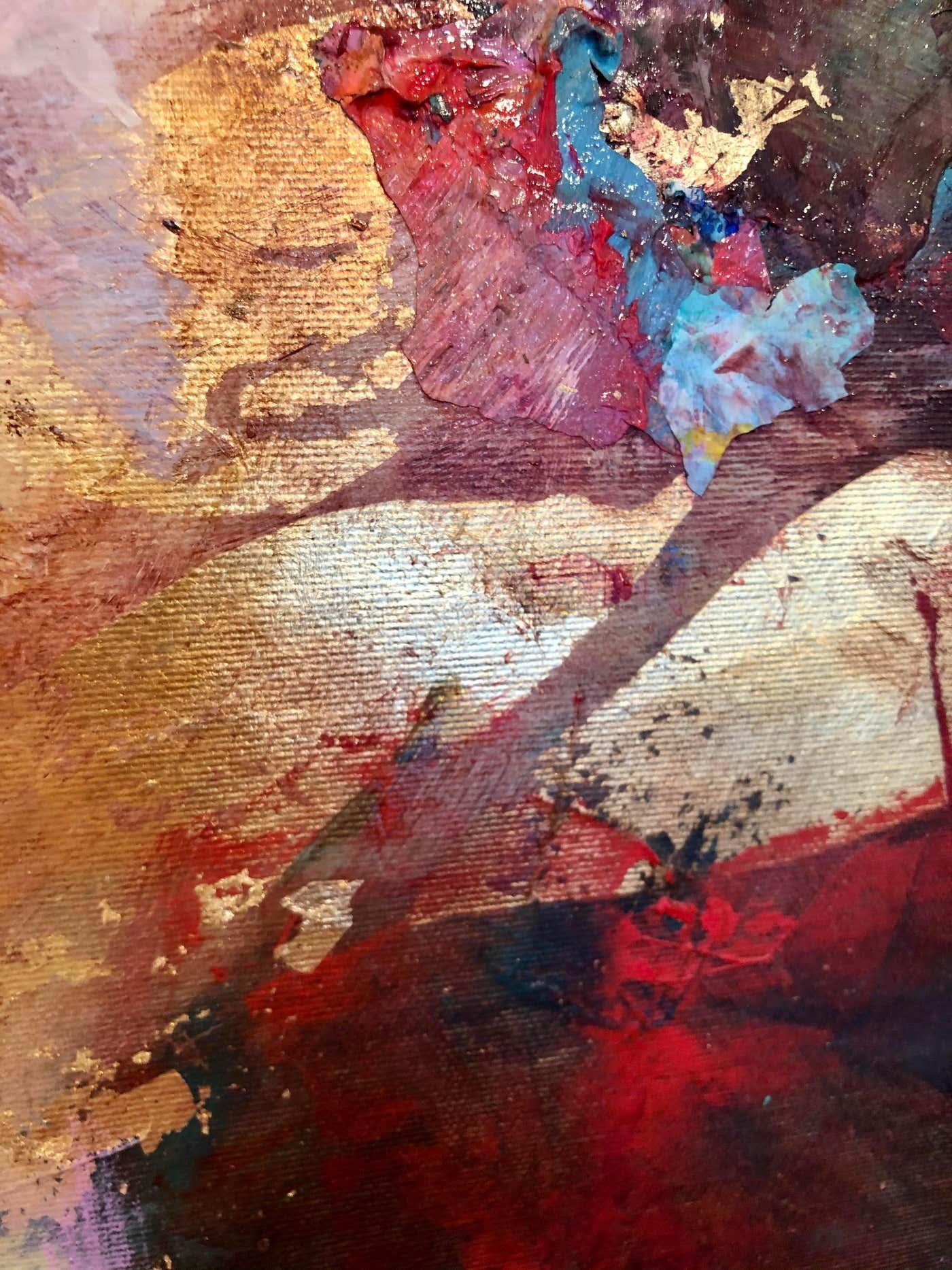 Continuity 2 – originelle abstrakte expressionistische figurative Malerei des Expressionismus – moderne Kunst  (Abstrakter Expressionismus), Painting, von Magdalena Morey
