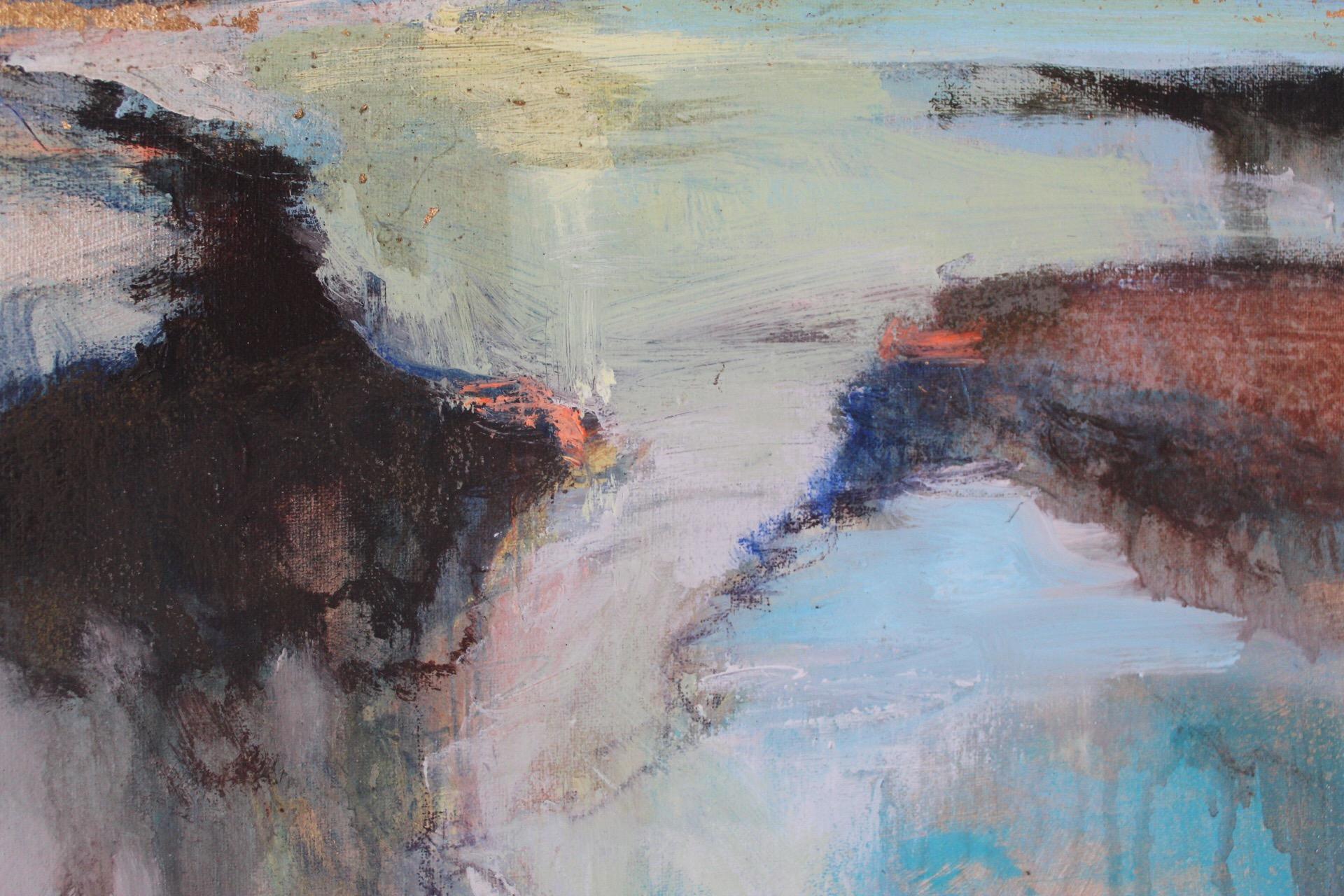 Distant Horizons 2, Magdalena Morey, Original Abstract Painting, Affordable Art For Sale 5