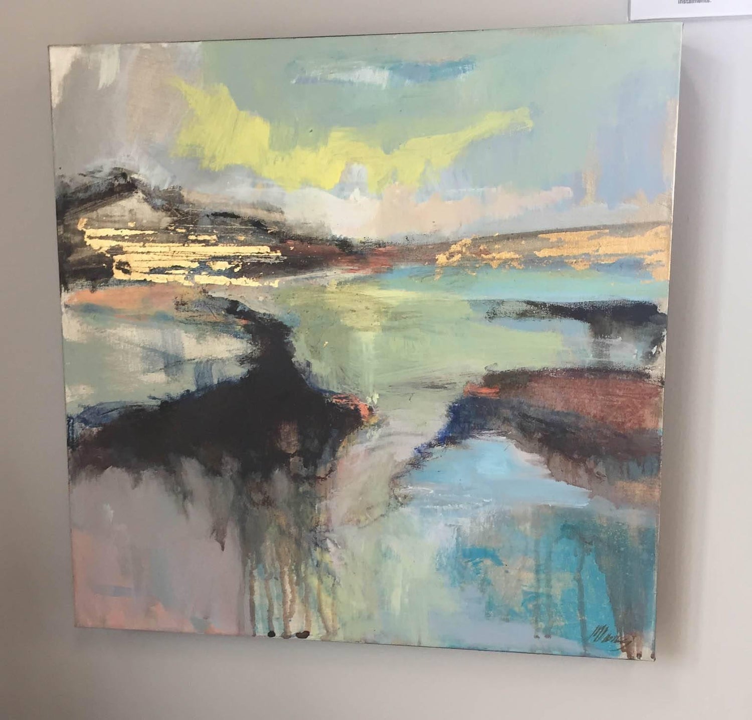 Magdalena Morey Distant Horizons 2 Original Art Bright Art