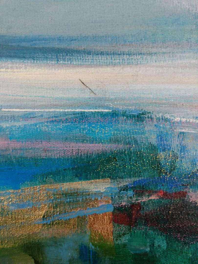 Magdalena Morey
Exploring Every Path 6
Contemporary Abstract Landscape Painting
Mixed Media on Canvas
Canvas Size: H 30cm x W 30cm x D 3.5cm
Sold Unframed
(Please note that in situ images are purely an indication of how a piece may look.)

Exploring