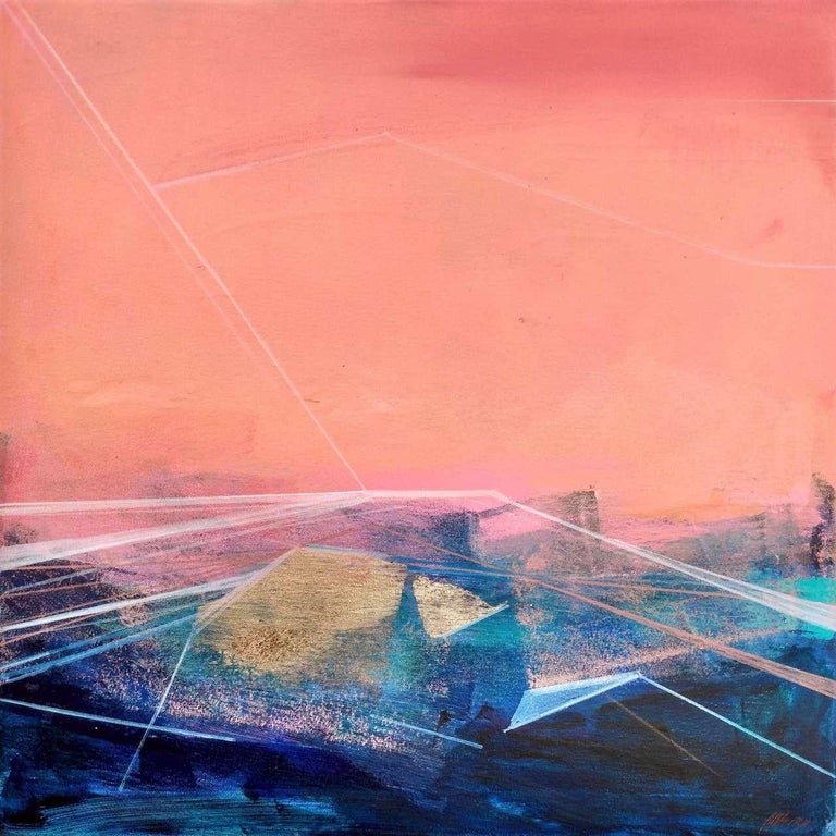 Magdalena Morey - Magdalena Morey, New Beginnings 2, Contemporary Abstract  Landscape Painting For Sale at 1stDibs