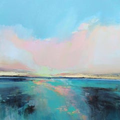Reaching for the Skies - abstract original landscape painting Contemporary Art