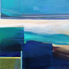 Shifting Tides - original abstract landscape painting - Contemporary  art