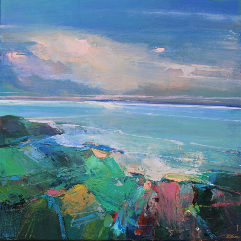 Magdalena Morey Shoreline 3 abstract seascape ocean art landscape