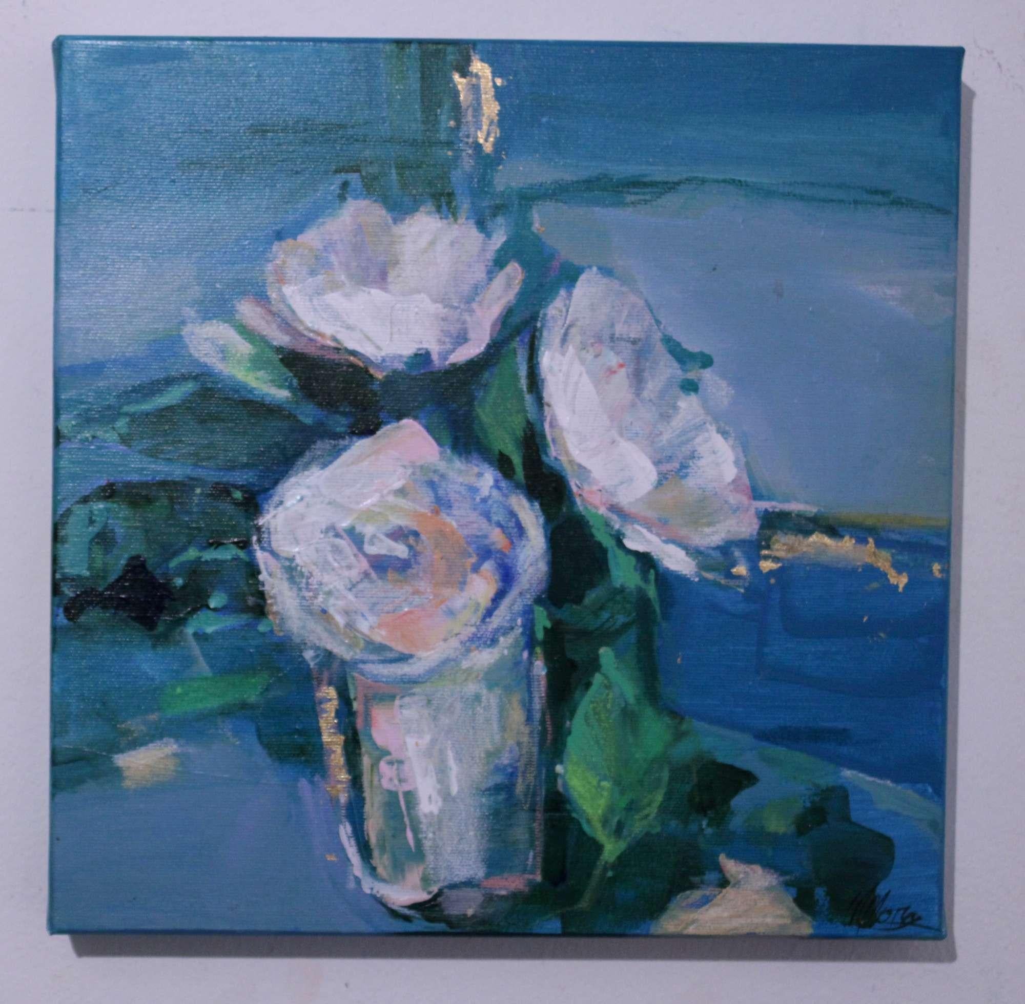 Flores de Primavera 5 de Magdalena Morey [2022]

original
Acrílicos, pasteles y pan de oro sobre lienzo
Tamaño de la imagen: A:30 cm x A:30 cm
Tamaño completo de la obra sin enmarcar: A:30 cm x A:30 cm x P:3,5cm
Se vende sin enmarcar
Tenga en cuenta