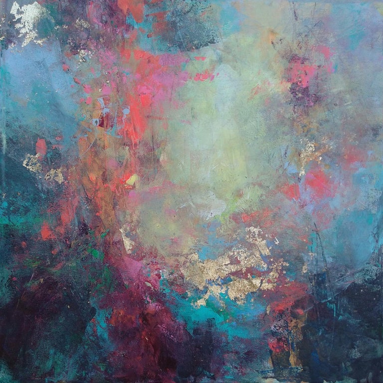 Magdalena Morey - The Path III abstract landscape painting Contemporary ...