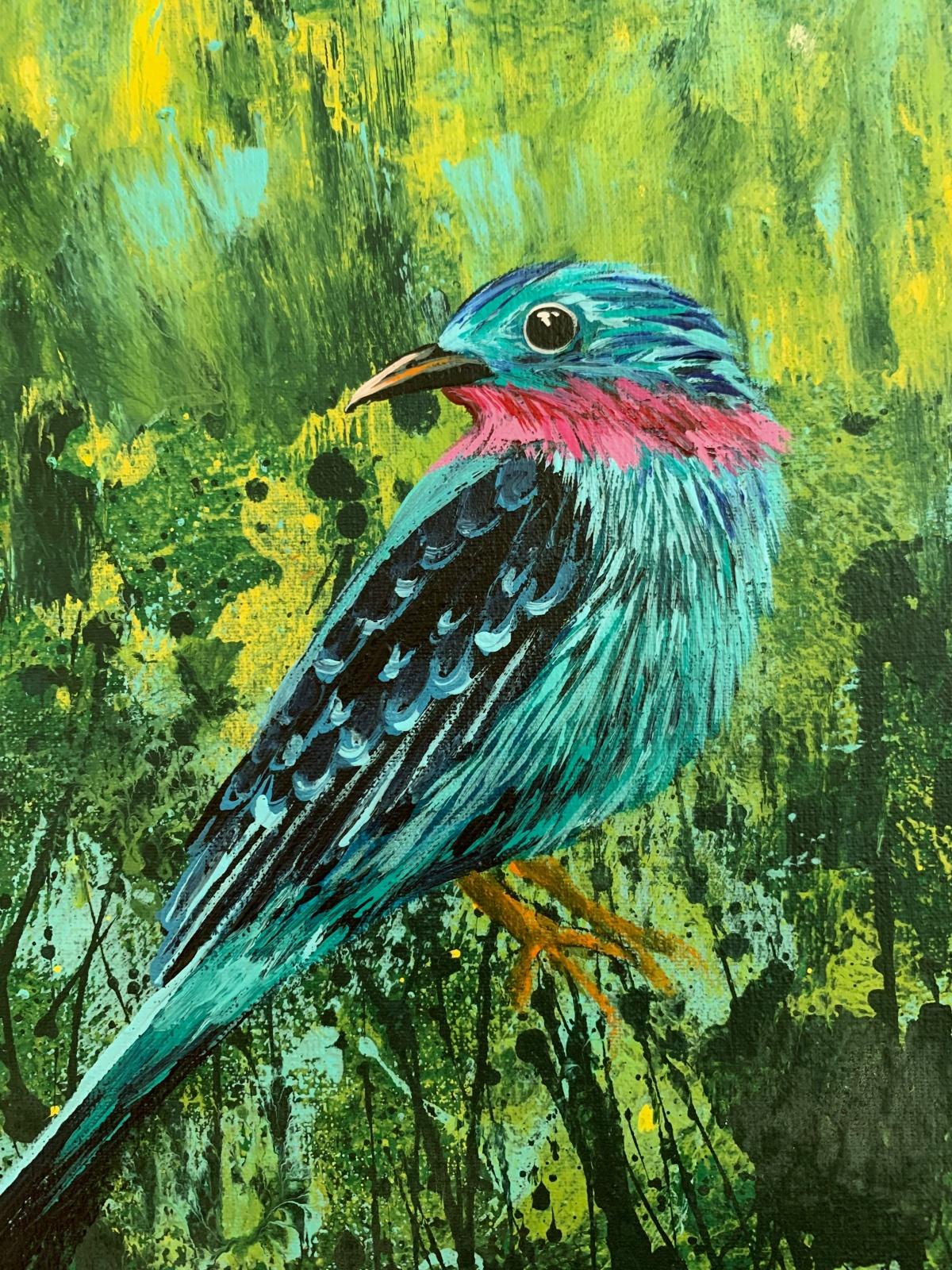peinture acrylique animaux couleur