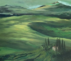 Provance 12 - 21st century, Colourful Landscape, Polish artist