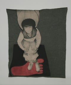 Untitled, White Sneakers, Series Stand -  Photography - Painting Object