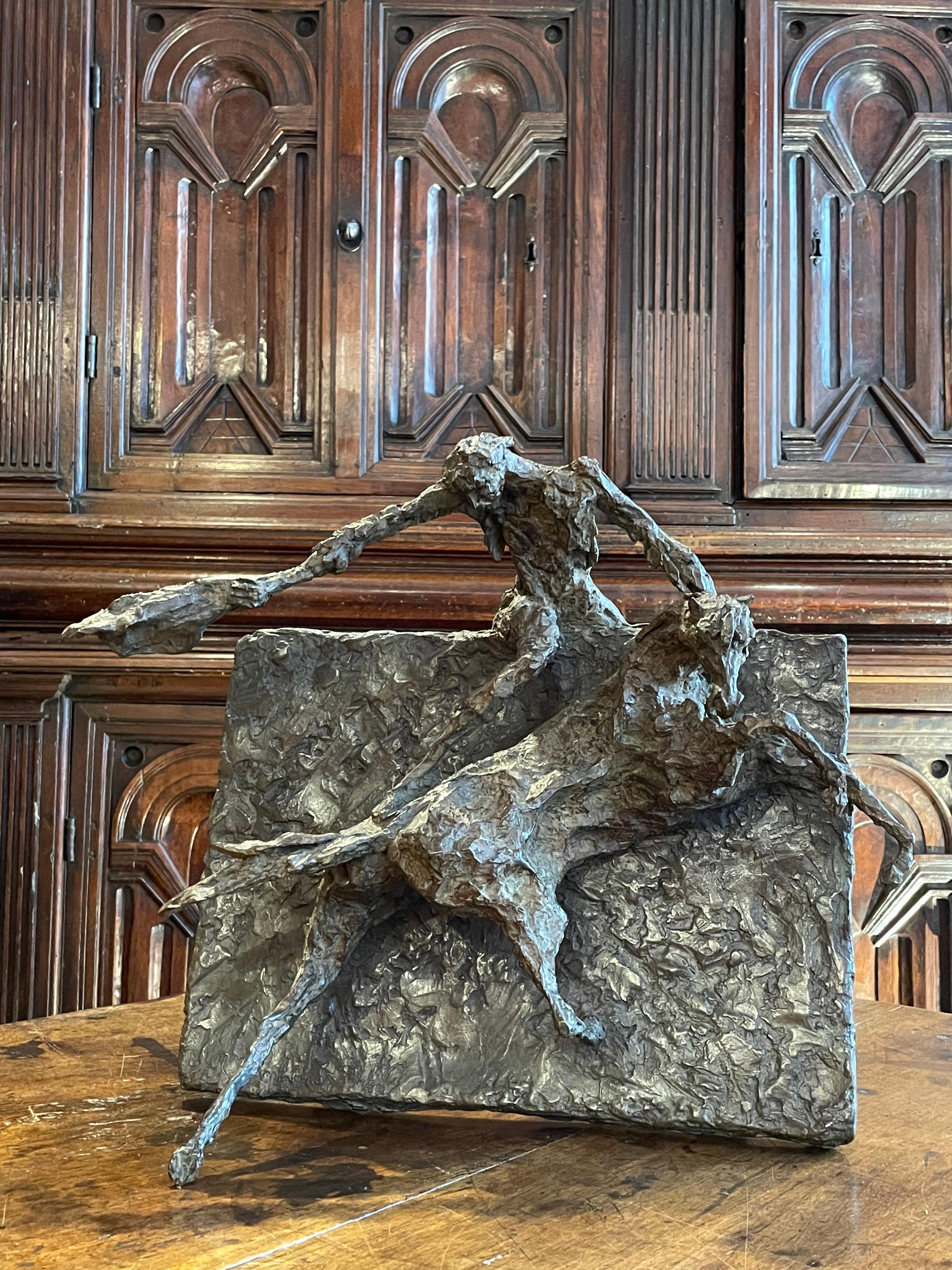 Magdalena Reinharez (1925 - 2012)
Hommage à Géricault

1992
Sculpture en bronze à patine brune
Signé 