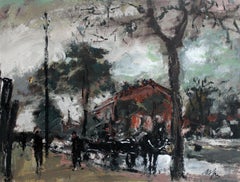 A view - XXI century, Oil on canvas, Figurative, Landscape