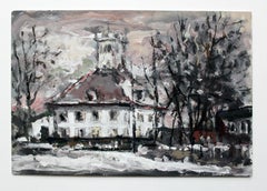 Suburbs - XXI century, Oil on canvas, Figurative, Landscape