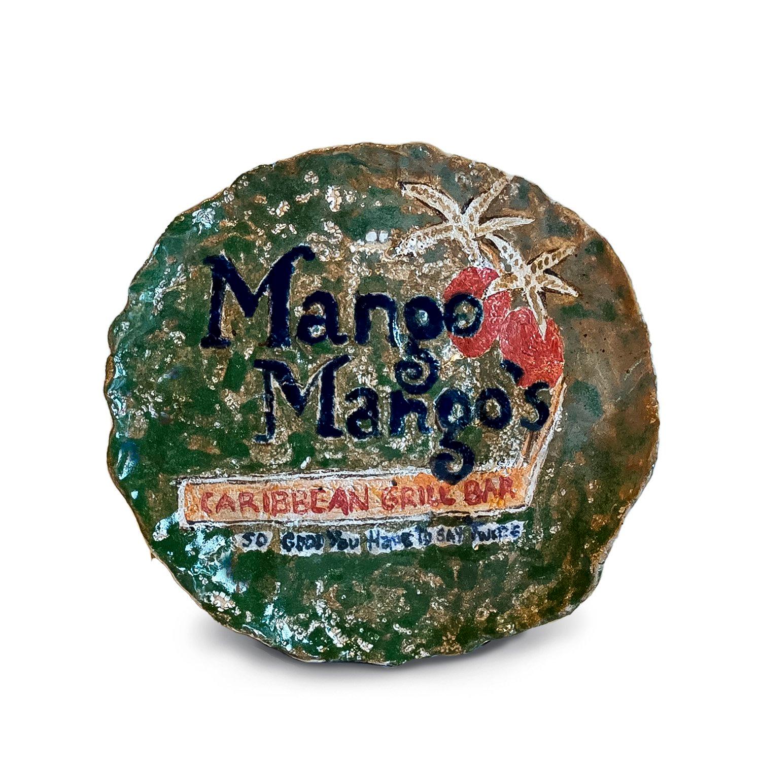 MANGO MANGO'S PLATE (INV# NP3570)
Magdalena Suarez Frimkess
stoneware and glaze
6” x 6”
2012
signed by artist
Rare!