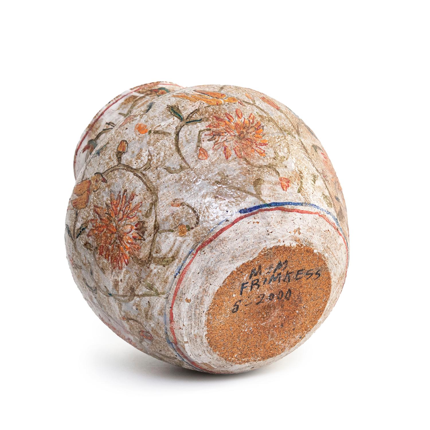 Floral Vase with Parrots by Frimkess (INV# NP5249) 5