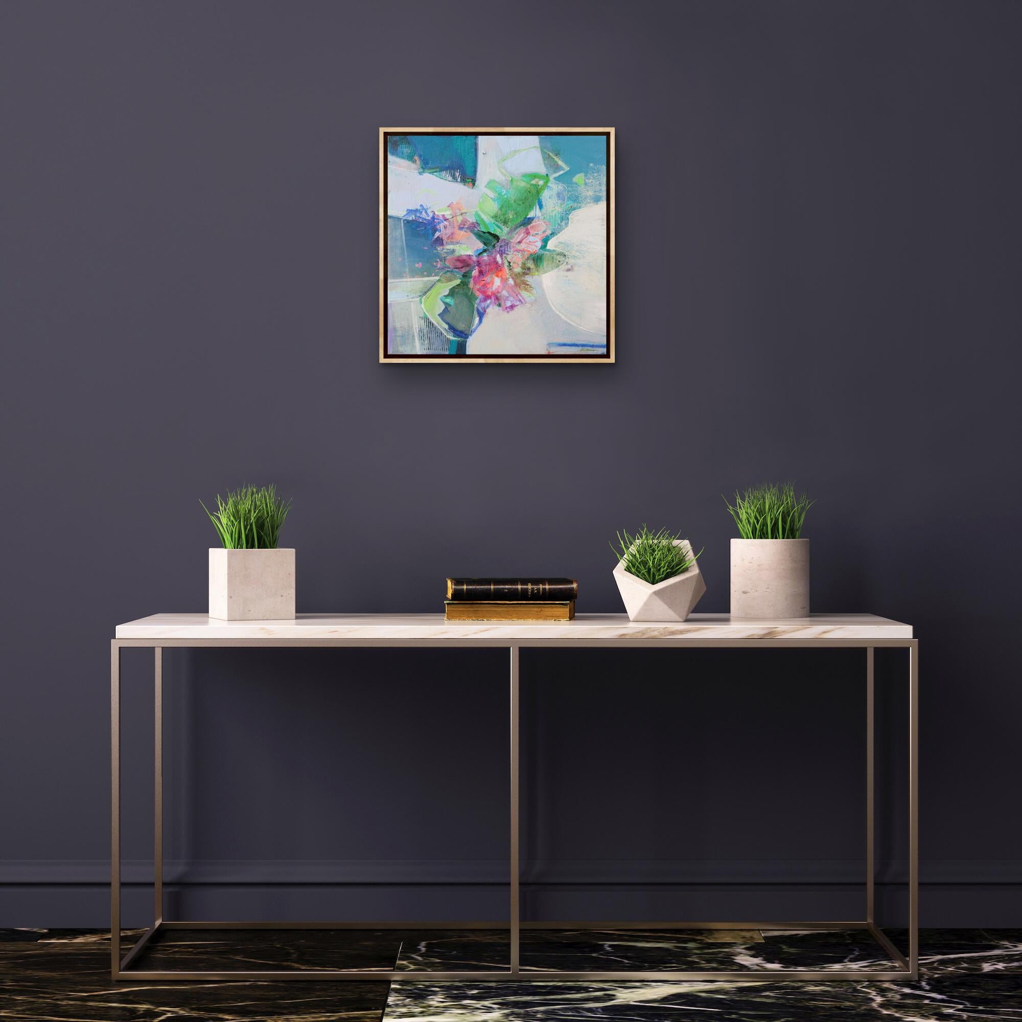 Une composition florale abstraite ludique de 2 tableaux de Magdelena Morey, 2022 en vente 9