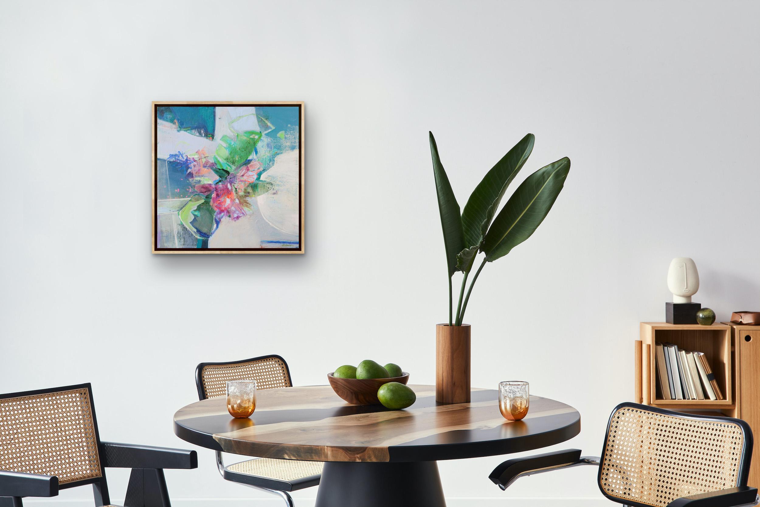 Une composition florale abstraite ludique de 2 tableaux de Magdelena Morey, 2022 en vente 1