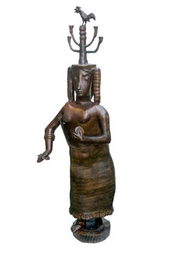 "El Ghazeya" Bronze Sculpture 67" x 31" x 28" inch by Maged Mikhail