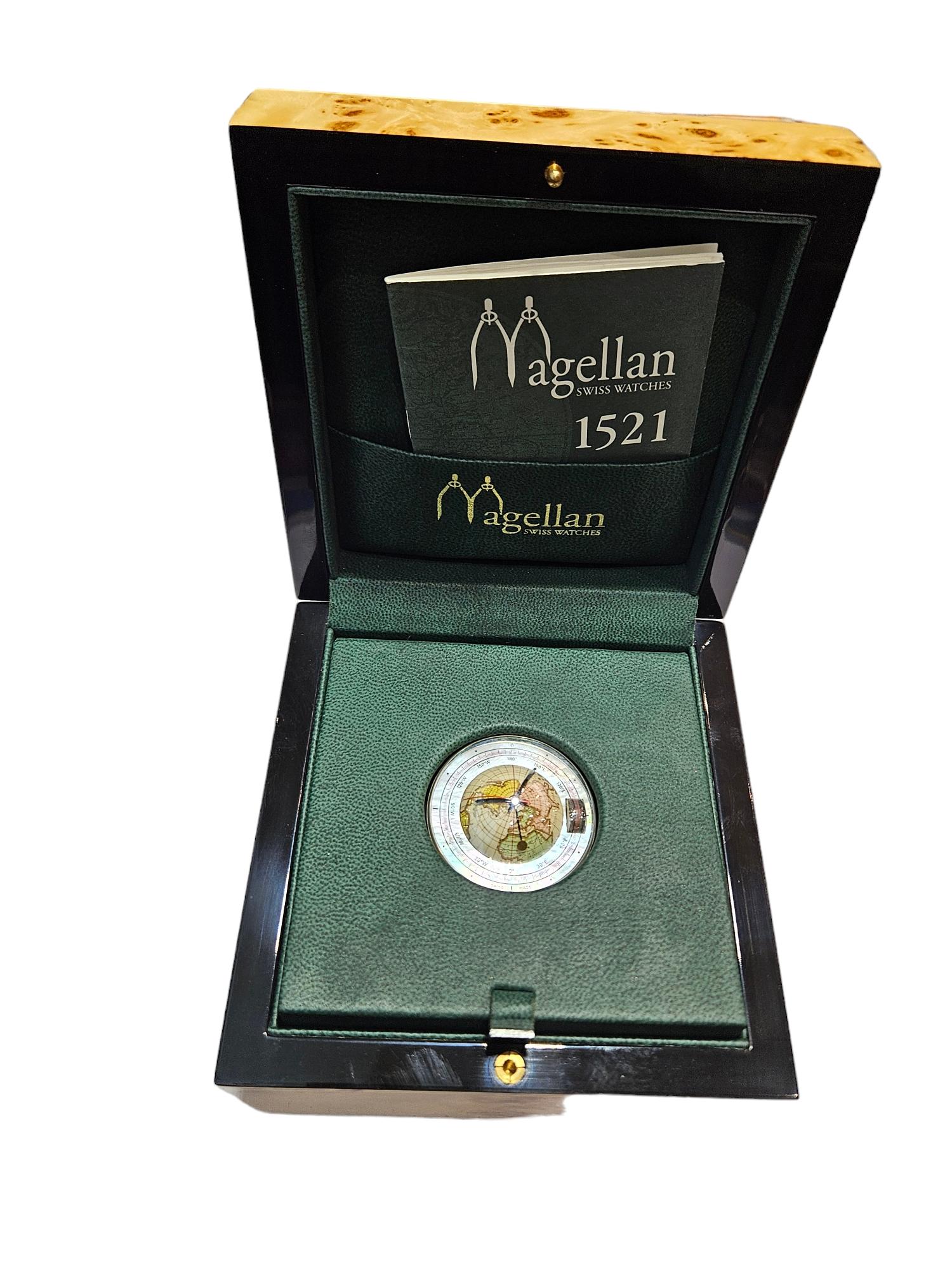 Magellan 1521 NH Watch, Stainless steel, Automatic With Box & Papers For Sale 10