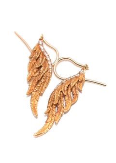 Magerit 18kt Yellow Gold Diamond Armonia Small Earrings