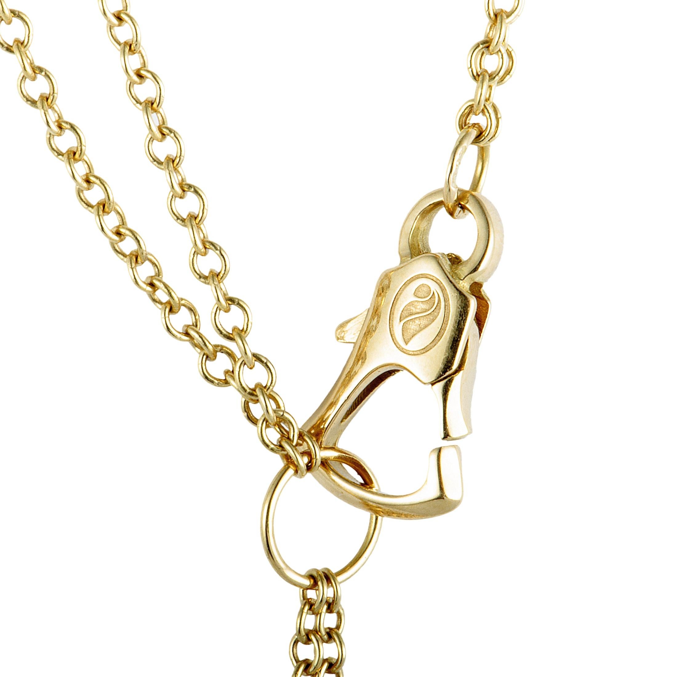 Women's Magerit Mythology Snake Heart Yellow Gold Diamond, Pink Sapphire