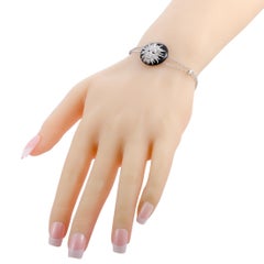 Magerit Versailles Sol 18 Karat White Gold Onyx Bracelet